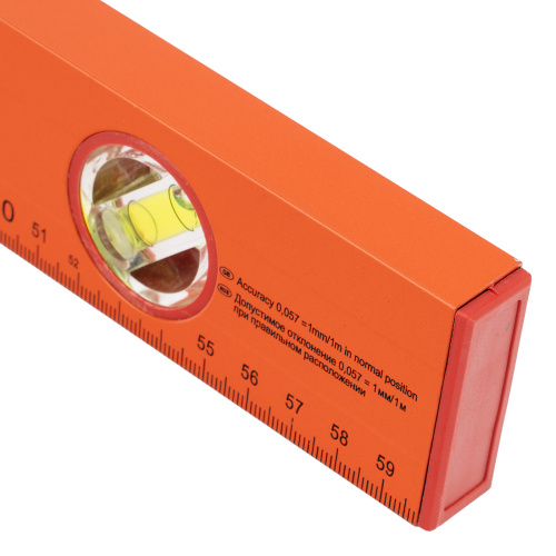 Уровень алюминиевый, 600 мм, 3 глазка, желтый, линейка Sparta по ценам производителя в Краснодаре с доставкой по всей России