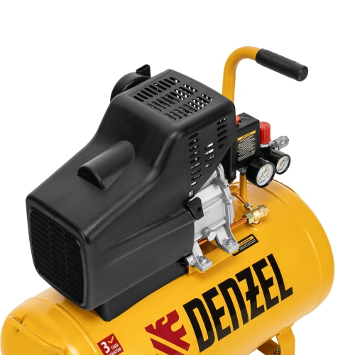Компрессор воздушный, прямой привод DC1500/50, 1.5 кВт, 50 литров, 220 л/мин Denzel по ценам производителя в Краснодаре с доставкой по всей России