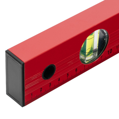 Уровень алюминиевый, 1000 мм, 3 глазка, красный, линейка Matrix по ценам производителя в Краснодаре с доставкой по всей России