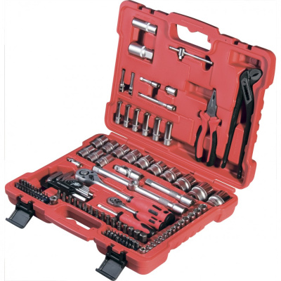 Набор слесарно-монтажный с квадратами 1/4, 1/2 и 5/16", 117 предметов Matrix ProFI по ценам производителя в Краснодаре с доставкой по всей России