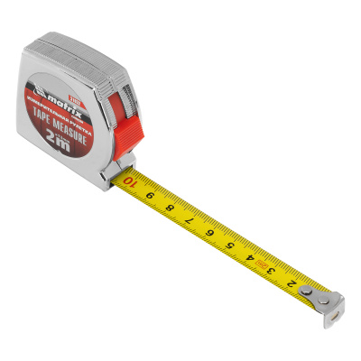 Рулетка Chrom,2 м x 13 мм,хромированный корпус Matrix по ценам производителя в Краснодаре с доставкой по всей России