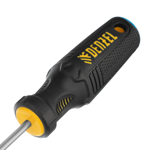 Отвертка SL4х100 мм, CrV, трехкомпонентная рукоятка Denzel по ценам производителя в Краснодаре с доставкой по всей России