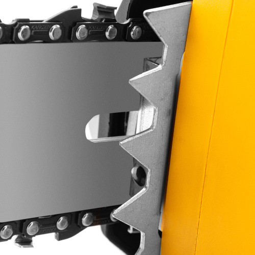 Пила цепная электрическая EDS-2200P, 2.2 кВт,поперечная, шина 45 см, шаг 3/8, паз 1.3 мм, 63 звена Denzel по ценам производителя в Краснодаре с доставкой по всей России