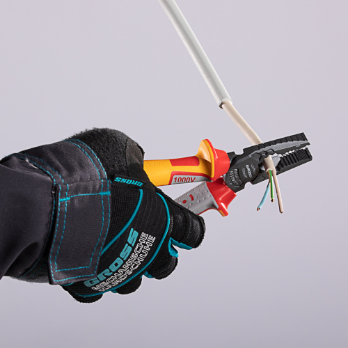 Плоскогубцы комбинированные, диэлектрические трехкомпонентные рукоятки до 1000 В, 180 мм Gross по ценам производителя в Краснодаре с доставкой по всей России