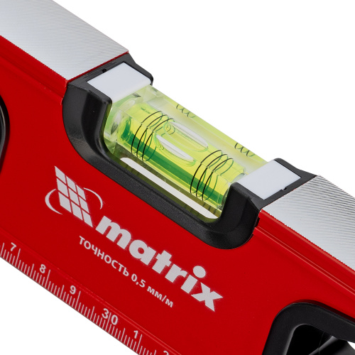 Уровень алюминиевый, фрезерованный, 3 глазка, рукоятки, 600 мм Matrix по ценам производителя в Краснодаре с доставкой по всей России