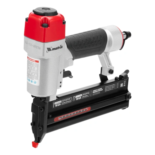 Нейлер-степлер пневматический 2 в 1, гвозди 18GA длина 10-50 мм, скобы 18GA длина 25-40 мм Matrix по ценам производителя в Краснодаре с доставкой по всей России
