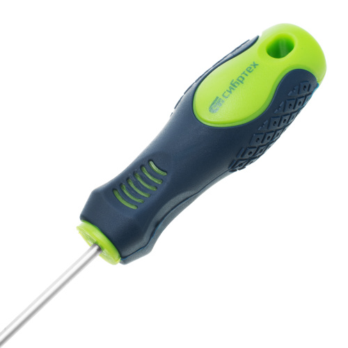 Отвертка, SL3 х 150 мм, CrV, двухкомпонентная рукоятка Сибртех по ценам производителя в Краснодаре с доставкой по всей России