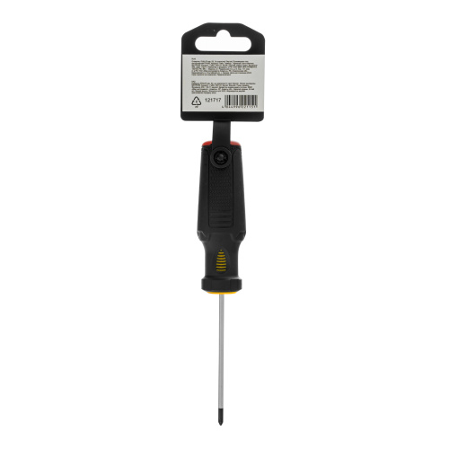 Отвертка, PH0х75 мм, S2, 3к рукоятка Denzel по ценам производителя в Краснодаре с доставкой по всей России