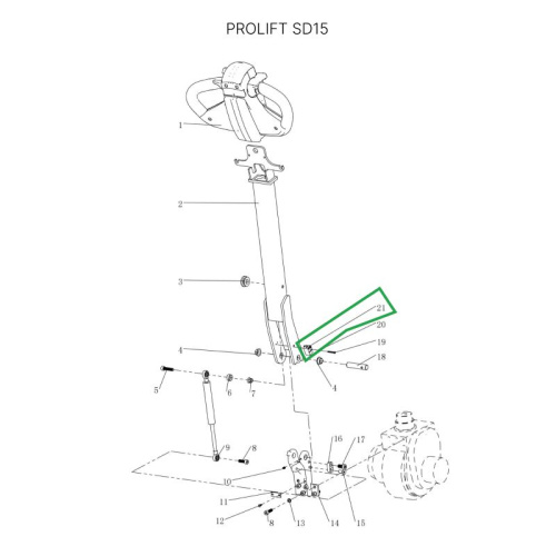Датчик положения ручки для штабелеров SDR 1-1,2 т, SDR1635, для тележек SD15 по ценам производителя в Краснодаре с доставкой по всей России