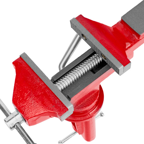 Тиски слесарные, 80 мм, настольные, поворотные, c наковальней MTX по ценам производителя в Краснодаре с доставкой по всей России