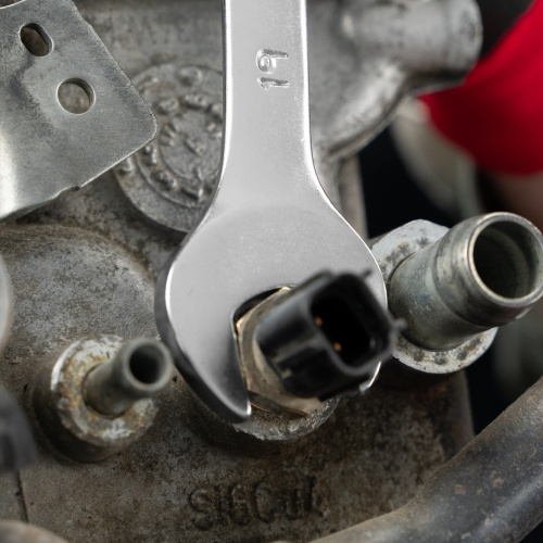 Ключ комбинированный, 19 мм, CrV, матовый хром Stels по ценам производителя в Краснодаре с доставкой по всей России