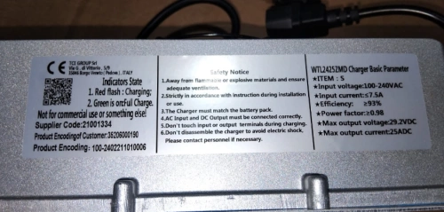 Зарядное устройство для штабелёров CDD10R-E/CDD12R-E 24V/25A Li-ion (Charger) по ценам производителя в Краснодаре с доставкой по всей России