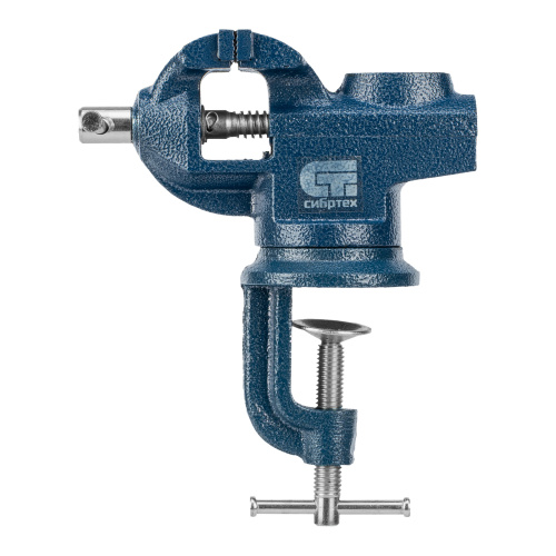 Тиски слесарные, настольные, поворотные, ширина рабочих губок 65 мм, наковальня Сибртех по ценам производителя в Краснодаре с доставкой по всей России