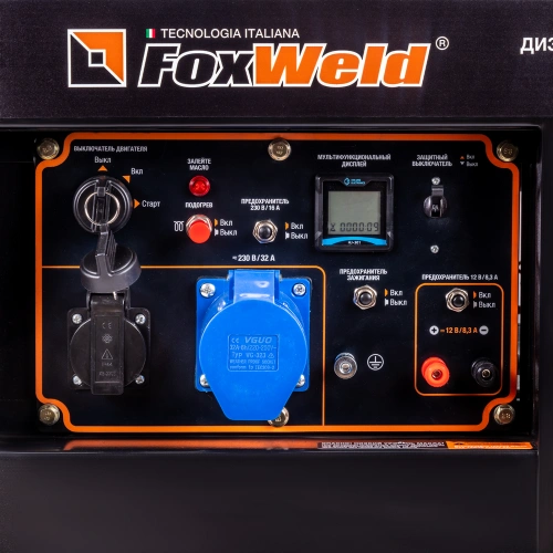 Дизельный генератор FoxWeld Expert D6500-1 купить в Москве с доставкой по всей России | ProtosMarket.ru