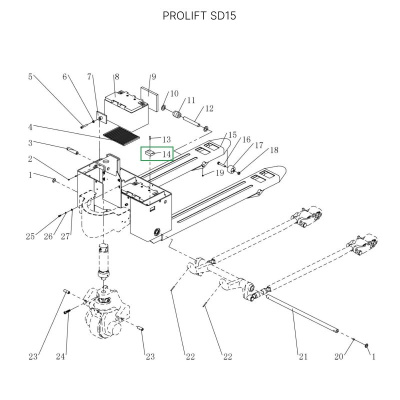 Разъем зарядного устройства для штабелеров SDR 1016/1030/1035/1225/1230/1235/1635, для тележек SD15 по ценам производителя в Краснодаре с доставкой по всей России