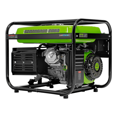 Генератор бензиновый БС-6500Э, 5.5 кВт, 230В, четырехтактный, 25 л, электростартер Сибртех по ценам производителя в Краснодаре с доставкой по всей России