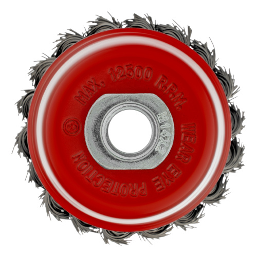 Щетка для УШМ, 75 мм, М14, "чашка", крученая проволока 0.5 мм Matrix по ценам производителя в Краснодаре с доставкой по всей России