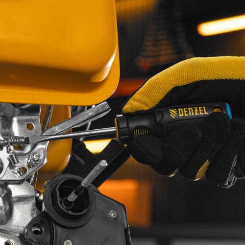 Отвертка, SL5x75 мм, S2, 3к рукоятка Denzel по ценам производителя в Краснодаре с доставкой по всей России