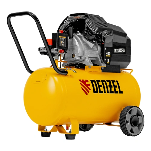 Компрессор воздушный DKV2200/50, Х-PRO 2.2 кВт, 400 л/мин, 50 л Denzel по ценам производителя в Краснодаре с доставкой по всей России