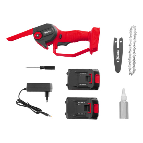 Цепная мини-пила аккумуляторная, MCS-100, шина 100 мм, Li-Ion, 20 В MTX по ценам производителя в Краснодаре с доставкой по всей России