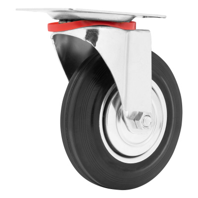 Колесо поворотное D 160 мм, крепление  платформенное Сибртех по ценам производителя в Краснодаре с доставкой по всей России