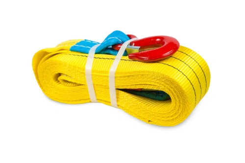 Буксир текстильный ленточный 10,0 т 6,0 м (крюк-крюк) по ценам производителя в Краснодаре с доставкой по всей России