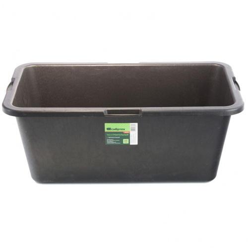 Таз прямоугольный строительный, 65 л Сибртех по ценам производителя в Краснодаре с доставкой по всей России