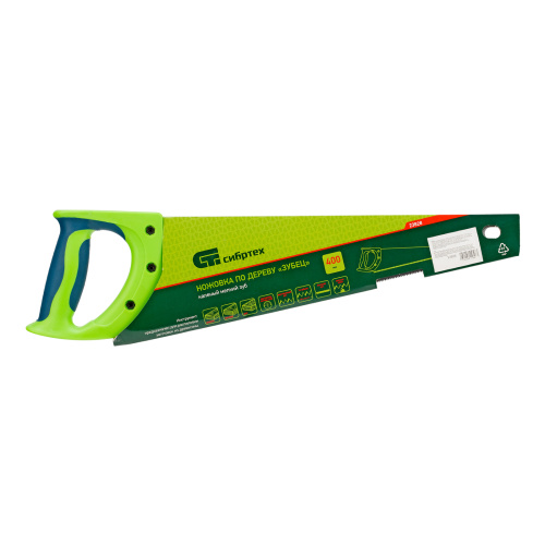 Ножовка по дереву"Зубец" для точных пильных работ, 400 мм, каленый зуб 2D, 14 TPI, двухкомпонентная рукоятка Сибртех по ценам производителя в Краснодаре с доставкой по всей России