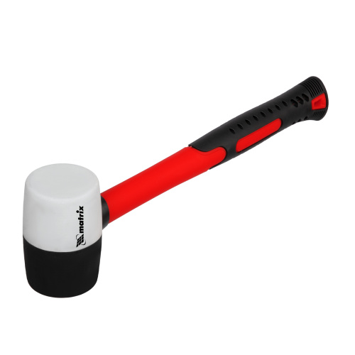 Киянка резиновая, 225 г, черно-белая резина, фибергласовая рукоятка Matrix по ценам производителя в Краснодаре с доставкой по всей России