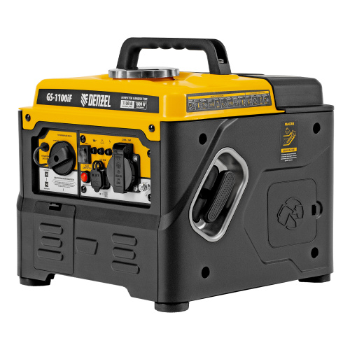 Генератор инверторный GS-1100iF, 1,1 кВт, 230 В, ручной старт DENZEL по ценам производителя в Краснодаре с доставкой по всей России