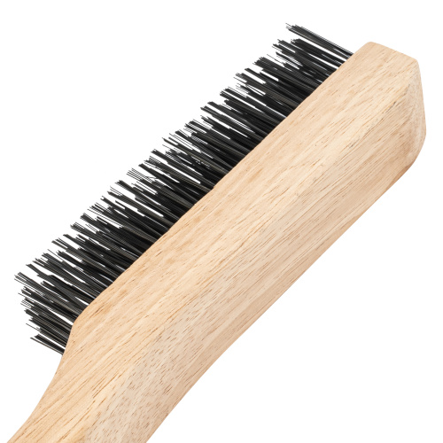 Щетка зачистная шестирядная, закаленная прямая проволока с деревянной ручкой Сибртех по ценам производителя в Краснодаре с доставкой по всей России