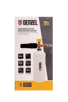 Пенокомплект FPB-1000, для моечных машин высокого давления, латунь  Denzel купить в Москве с доставкой по всей России | ProtosMarket.ru