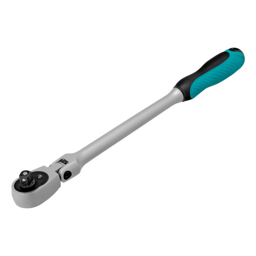 Ключ-трещотка шарнирный 3/8", СrV, 72 зуба, с быстрым сбросом, матовый хром Stels по ценам производителя в Краснодаре с доставкой по всей России