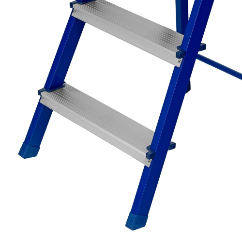 Стремянка, 4 ступени, стальной профиль, алюминиевые ступени Сибртех по ценам производителя в Краснодаре с доставкой по всей России