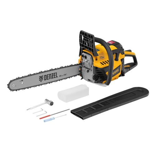 Пила цепная бензиновая DS-5218, шина 45 см, 52 см3, 3 л.с, шаг 0,325, паз 1,5 мм, 72 звена Denzel по ценам производителя в Краснодаре с доставкой по всей России