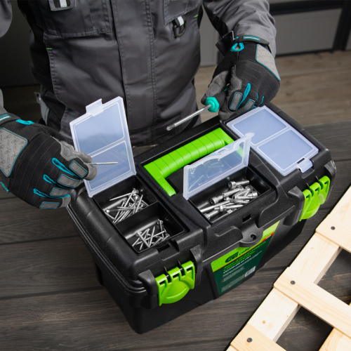 Ящик для инструментов 18 ”, с органайзерами Сибртех по ценам производителя в Краснодаре с доставкой по всей России