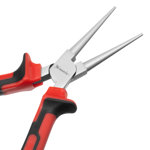 Круглогубцы Nickel, 160 мм, никелированные, двухкомпонентные рукоятки Matrix по ценам производителя в Краснодаре с доставкой по всей России