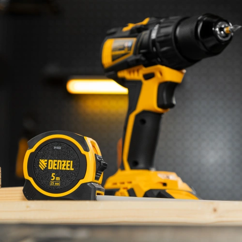 Рулетка 5м х 25мм, двухкомп. корпус, магнитный обрезиненный зацеп Denzel по ценам производителя в Краснодаре с доставкой по всей России