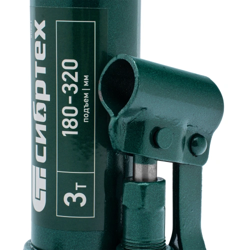 Домкрат гидравлический бутылочный, 3 т, 180-320 мм, в пласт. кейсе Сибртех по ценам производителя в Краснодаре с доставкой по всей России