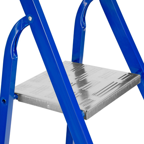 Стремянка, 9 ступеней, стальной профиль, алюминиевые ступени Сибртех по ценам производителя в Краснодаре с доставкой по всей России