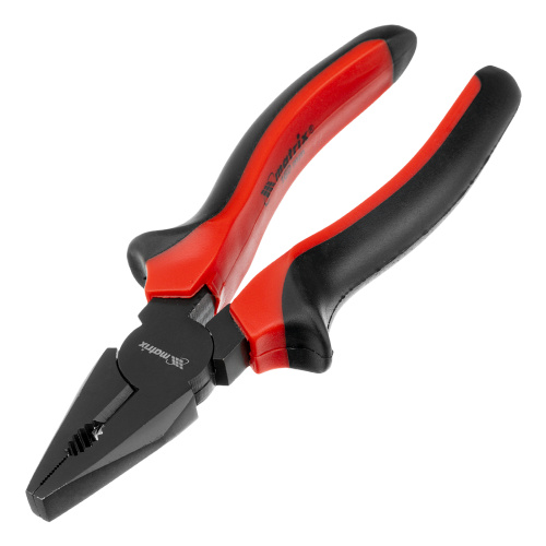 Плоскогубцы комбинированные Black Nickel, 160 мм, двухкомпонентные рукоятки Matrix по ценам производителя в Краснодаре с доставкой по всей России
