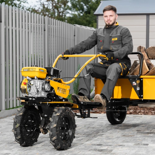 Мотоблок DPT-370S, 7 л.с., ремен.сцеп, фрез 3х4, ШОМ, передачи 3В/1Н Denzel по ценам производителя в Краснодаре с доставкой по всей России