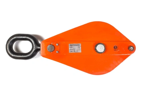 Блок монтажный однорольный с  ушком TOR 10 т с откидной щекой по ценам производителя в Краснодаре с доставкой по всей России