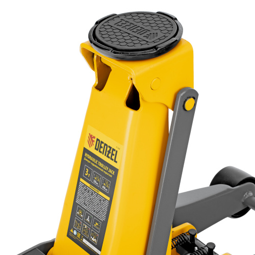 Домкрат гидравлический подкатной, 3 т, 125-470 мм, быстрый подъем, проф. Denzel по ценам производителя в Краснодаре с доставкой по всей России