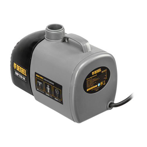 Насос фонтанный FNP110-34, 112 Вт, подъем 3,4 м, 3400 л/ч, колокольчик/каскад/гейзер Denzel по ценам производителя в Краснодаре с доставкой по всей России