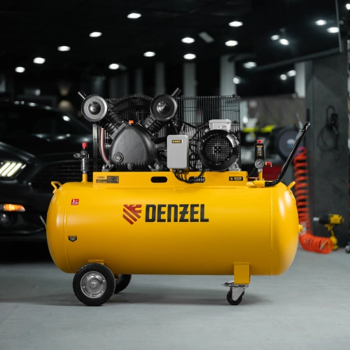 Компрессор воздушный рем. привод BCV 4000-T/200, 4,0 кВт, 200 литров, 690 л/мин Denzel по ценам производителя в Краснодаре с доставкой по всей России