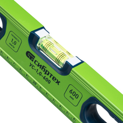 Уровень алюминиевый УС-1, 0-600, фрезерованный, 3 глазка, рукоятки, 600 мм Сибртех по ценам производителя в Краснодаре с доставкой по всей России