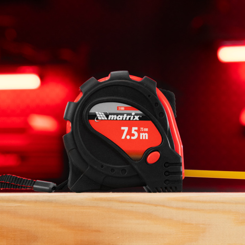 Рулетка Status Magnet 3 fixations,7,5 м х 25 мм,обрезиненный корпус,зацеп с магнитом Matrix по ценам производителя в Краснодаре с доставкой по всей России