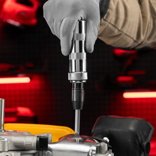 Отвертка ударно-поворотная 1/2, набор бит, 6 шт, пластиковый бокс Matrix по ценам производителя в Краснодаре с доставкой по всей России