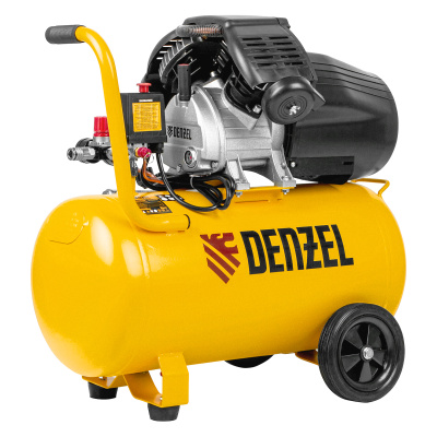 Компрессор воздушный DCV2200/50, прямой привод, 2.2 кВт, 50 литров, 380 л/мин Denzel по ценам производителя в Краснодаре с доставкой по всей России